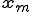 \b{x}_m