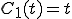 C_1(t)=t