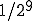 1/2^9