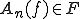A_n(f)\in F