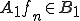 A_1 f_n\in B_1
