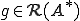 g\in \cal{R}(A^*)