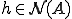 h\in \cal{N}(A)