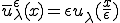 \bar{u}^\epsilon_\lambda(x)=\epsilon u_\lambda(\frac{x}{\epsilon})
